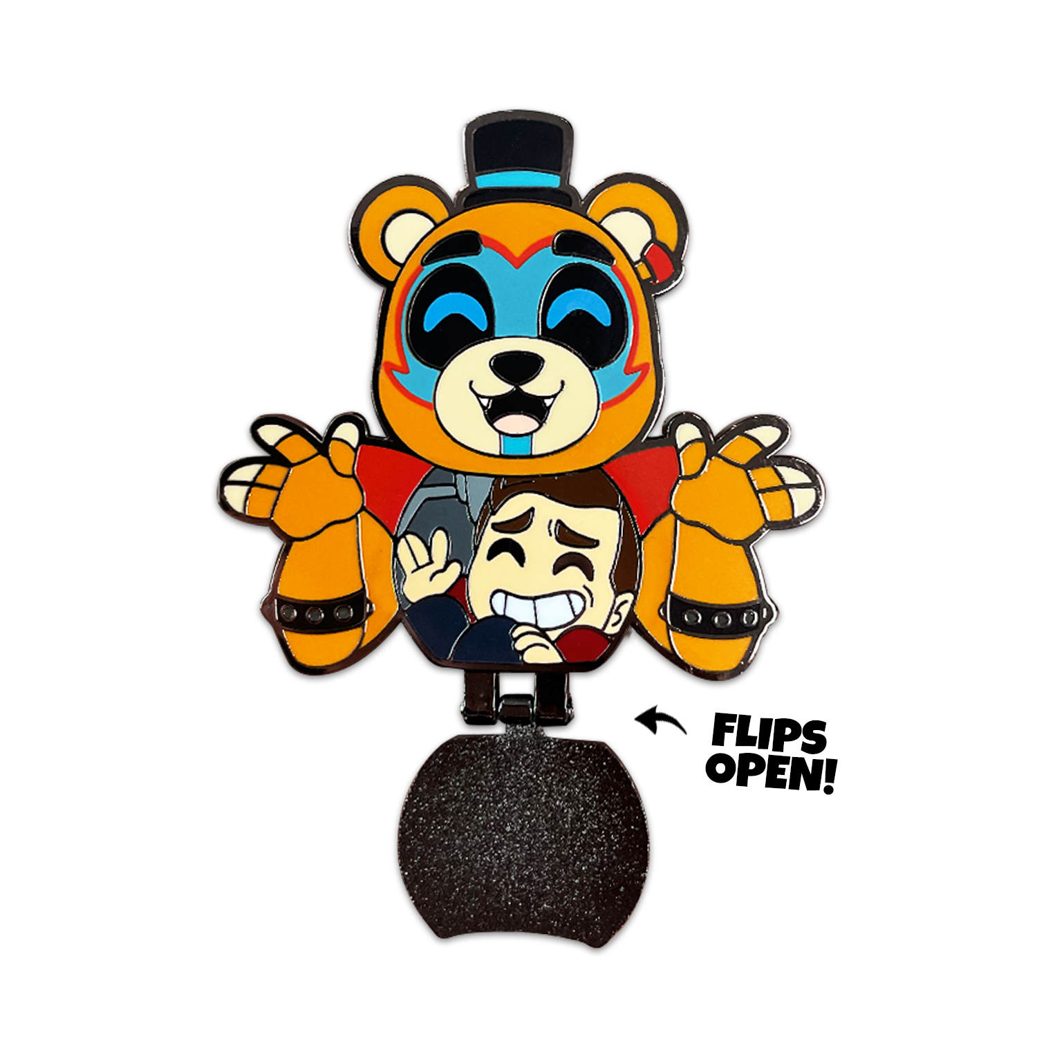 MatPat X FNAF Covered Pin