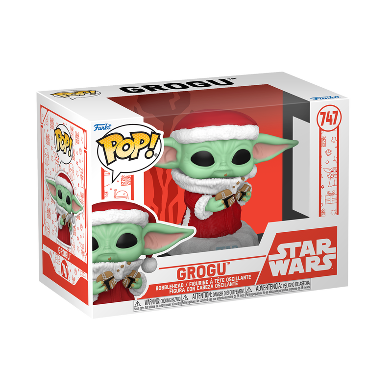 Funko Grogu avec Biscuits de Noël (Holiday)