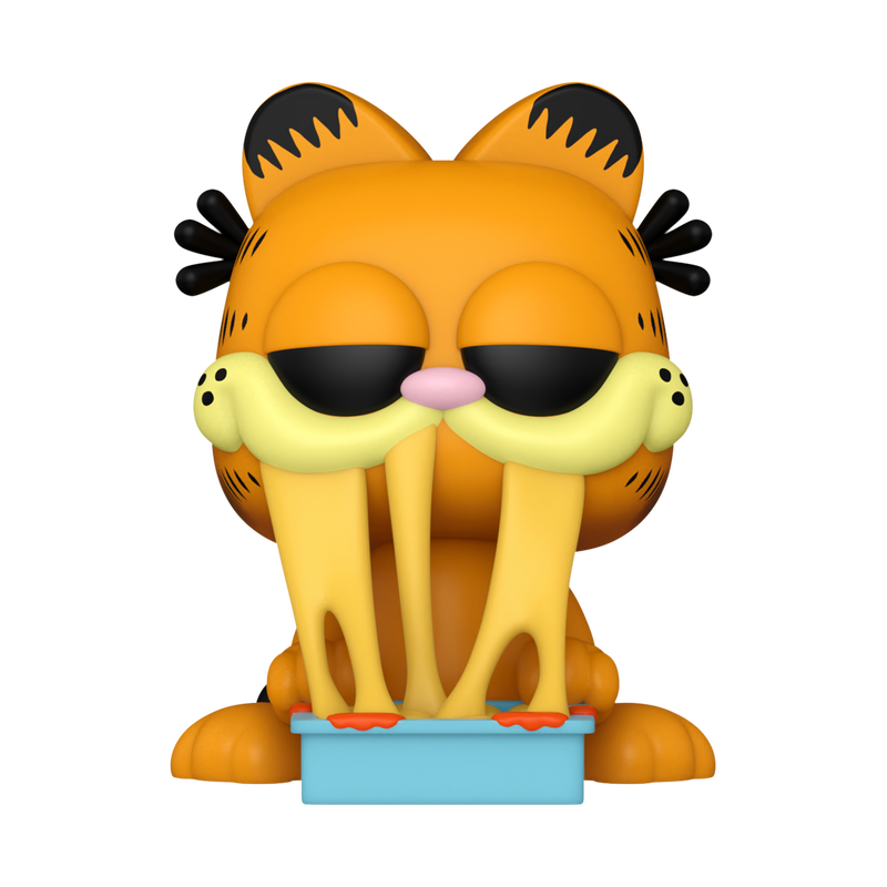 Garfield avec Plat de lasagne