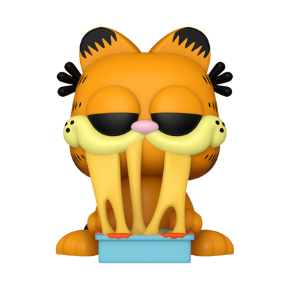 Garfield avec Plat de lasagne