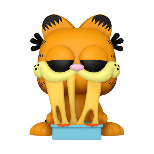 Garfield avec Plat de lasagne