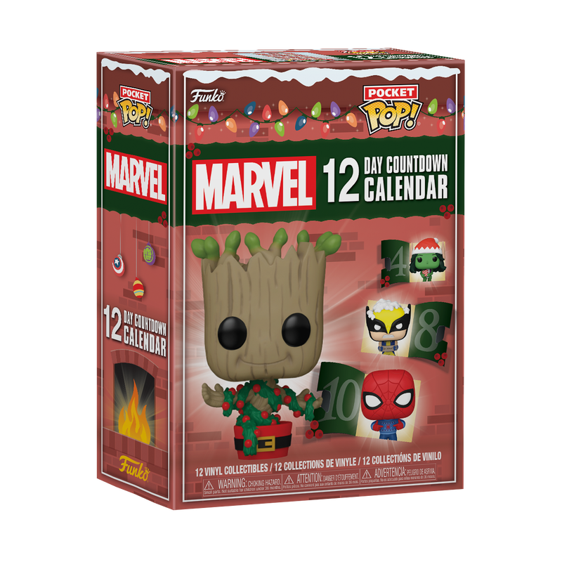 Funko Calendrier de l'avent Marvel - Pocket Pop! 12 Jours