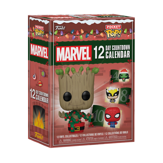 Calendrier de l'avent Marvel - Pocket Pop! 12 Jours
