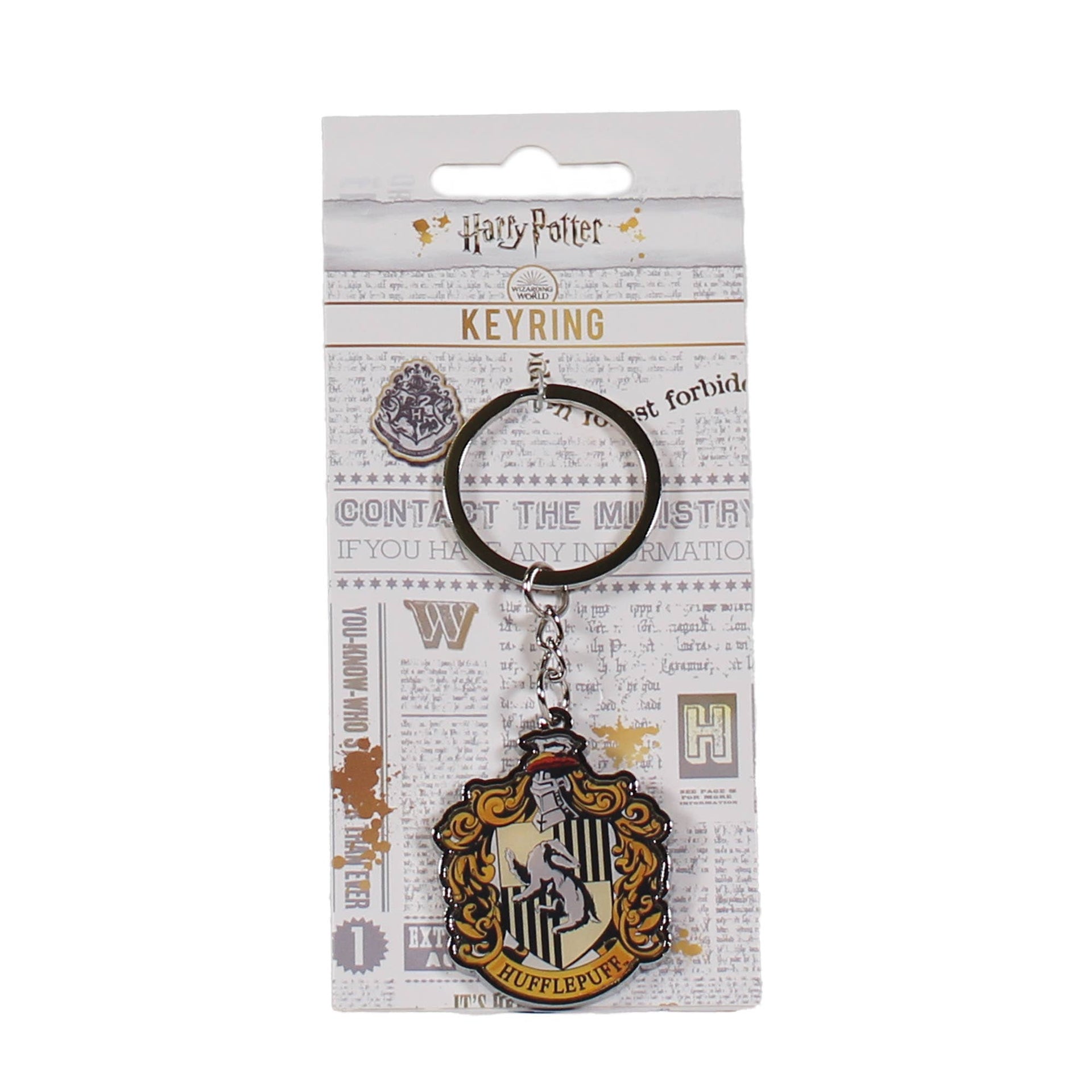 Porte-clés Harry Potter - Blason Poufsouffle
