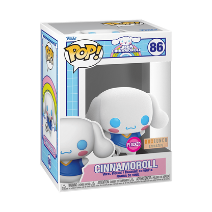 pop cinnamoroll with soccer ball flocked 86