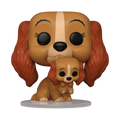 pop lady with puppy 1553