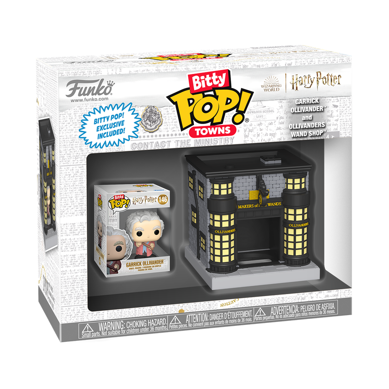 Bitty Pop! Towns Garrick Ollivander et le Magasin de Baguettes d'Ollivander