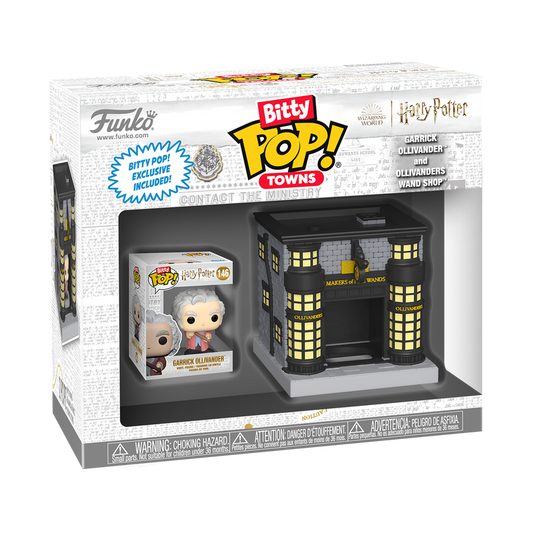Bitty Pop! Towns Garrick Ollivander et le Magasin de Baguettes d'Ollivander