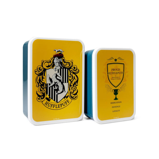 Ensemble de 2 boîtes à lunch Harry Potter - Poufsouffle