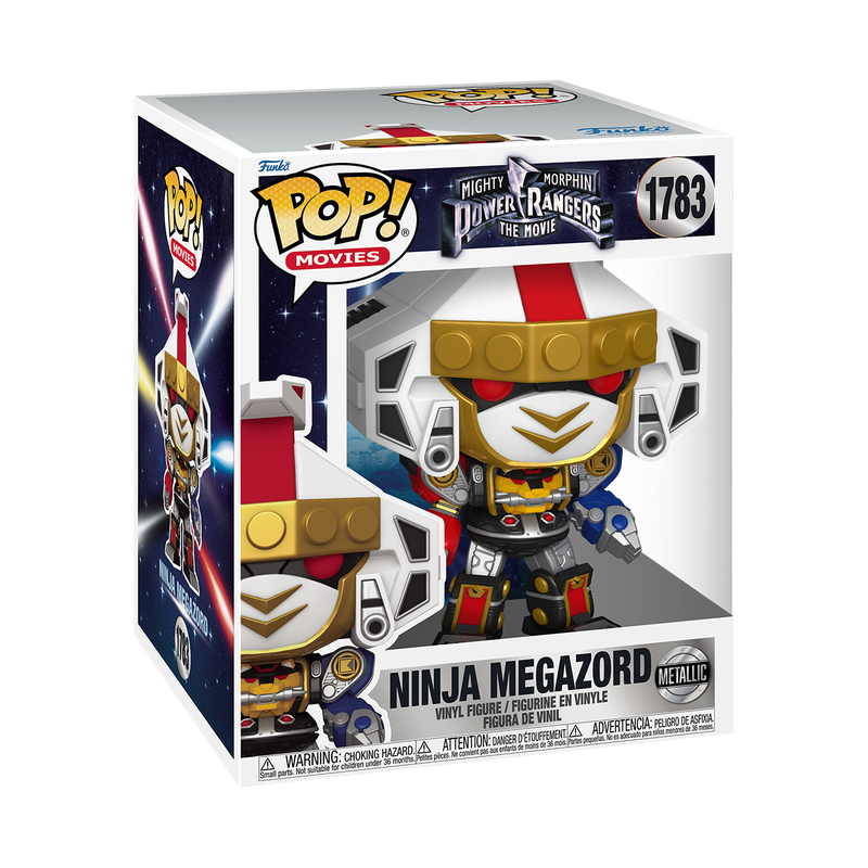 pop super ninja megazord power rangers the movie metallic 1783