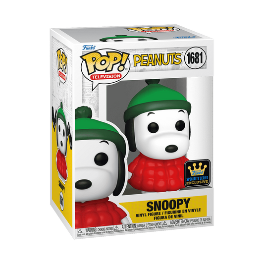 pop snoopy in puffer jacket 1681