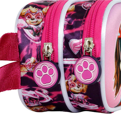 La Pat' Patrouille Mighty-Trousse 3D Double, Rose