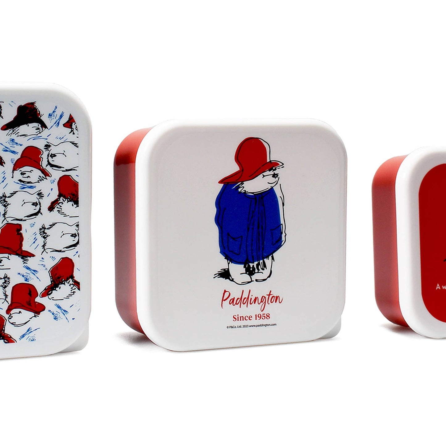 Ensemble de 3 boîtes à snacks - Paddington