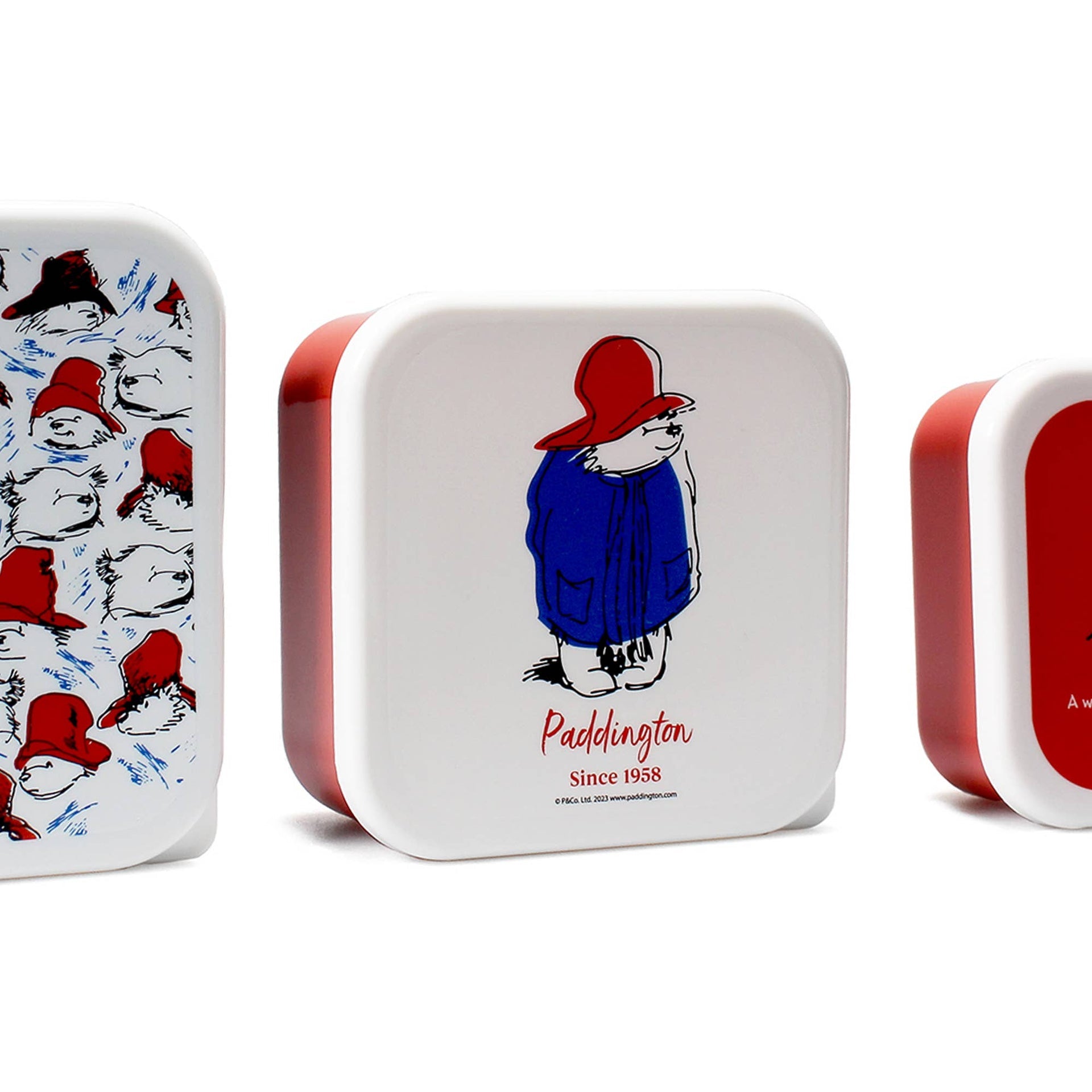 Ensemble de 3 boîtes à snacks - Paddington