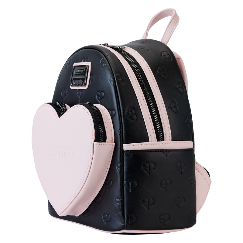 blackpink all over print heart mini backpack