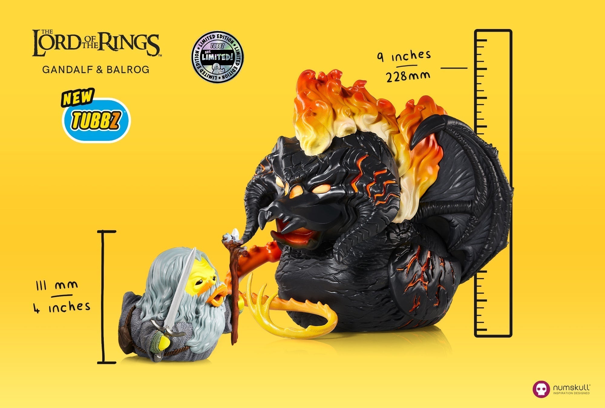 Canard Le Seigneur des Anneaux: Balrog XL TUBBZ (Giant XL Edition) - vue 9
