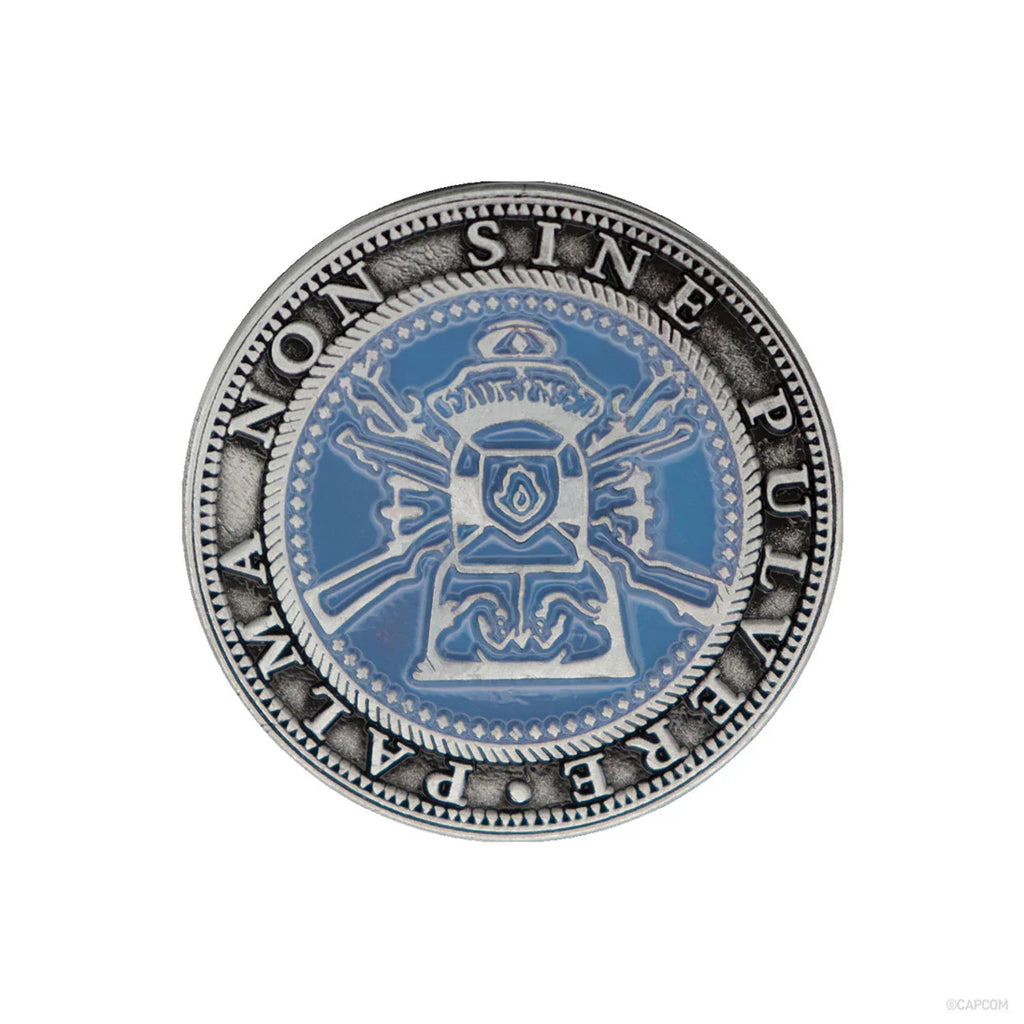 resident evil 4 set of two metal shooting gallery tokens fanattik