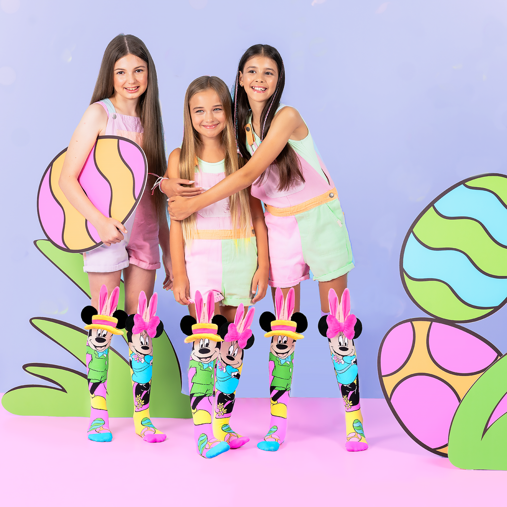 EASTER WITH MICKEY AND MINNIE SOCKS
