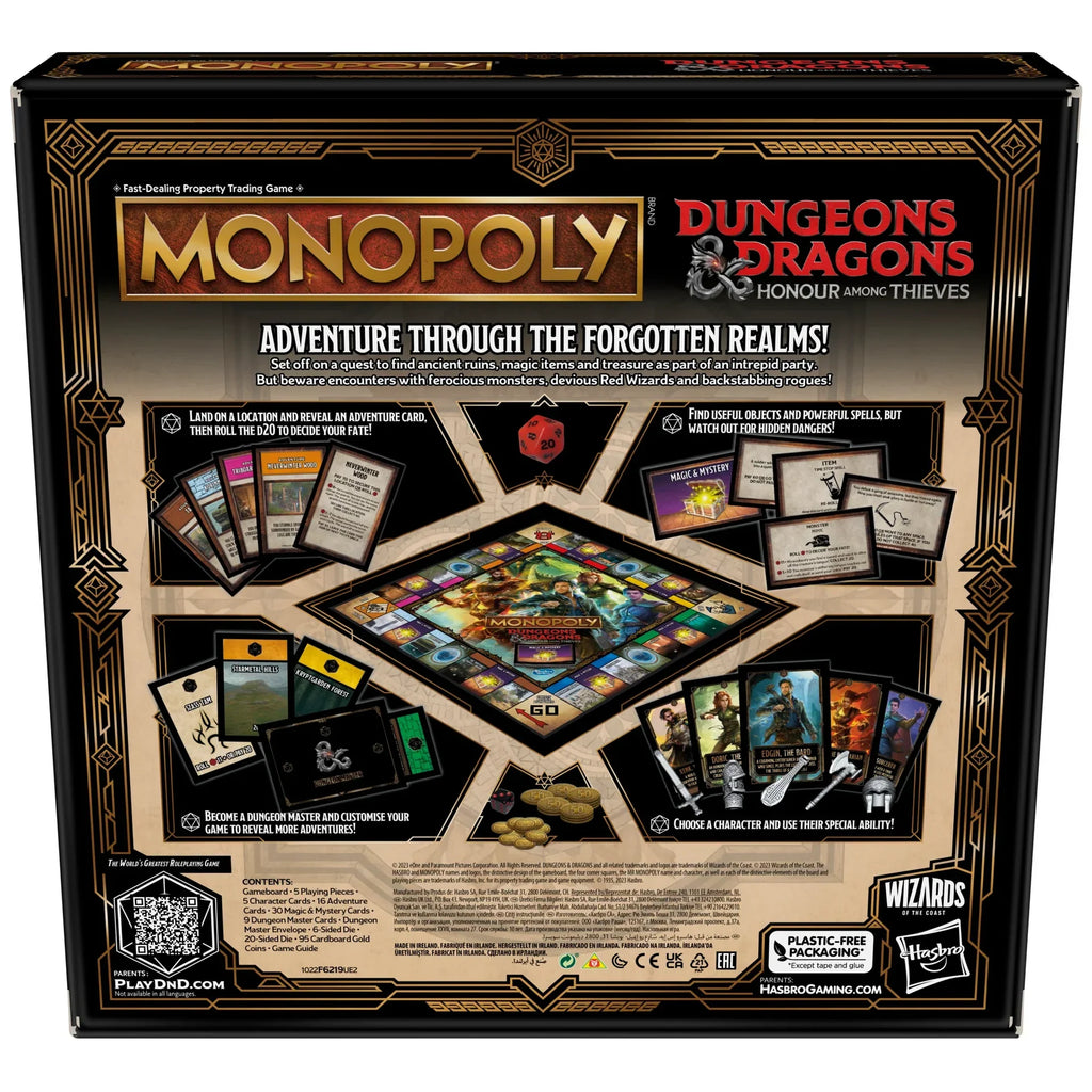 Monopoly Donjons & Dragons L'honneur des Voleurs – vue produit 11