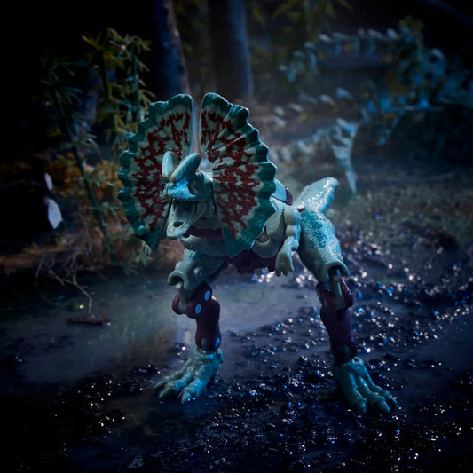 Transformers Collaborative Jurassic Park x Transformers Dilophocon et Autobot JP12