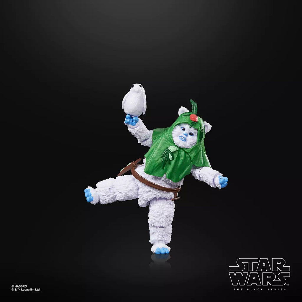star wars the black series ewok holiday edition hasbro