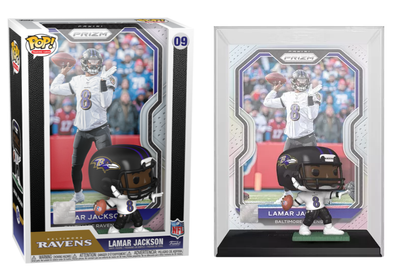 pop trading cards lamar jackson baltimore ravens 09