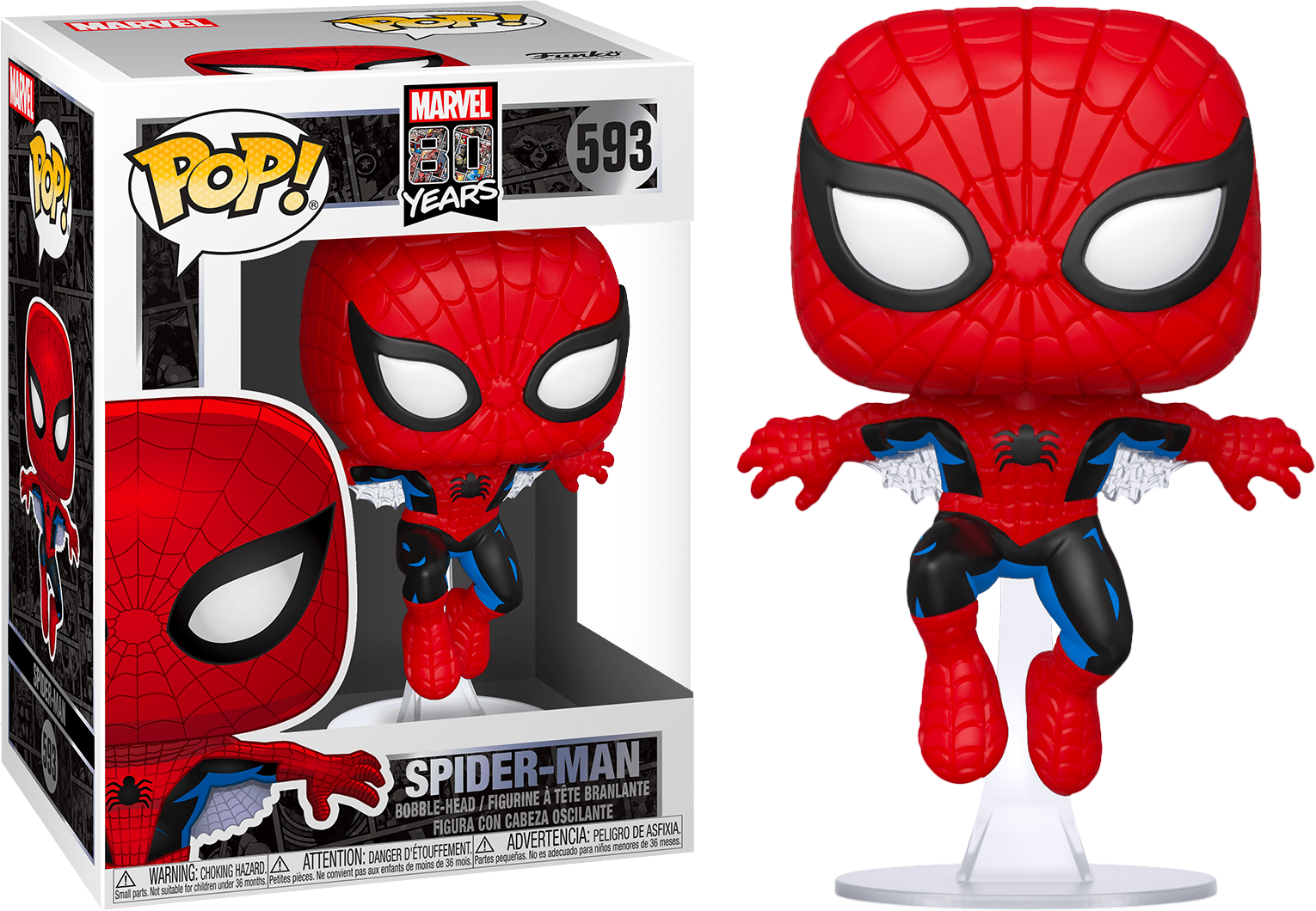 marvel 80th pop marvel spider man first appearance