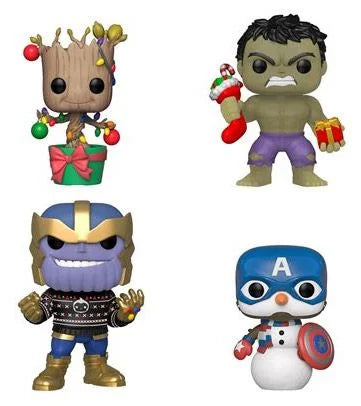 Funko Marvel Happy Holiday 4 PACK (SE)