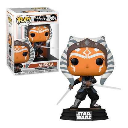 the mandalorian pop n 464 ahsoka w sabers
