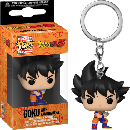 pop keychain goku with kamehameha