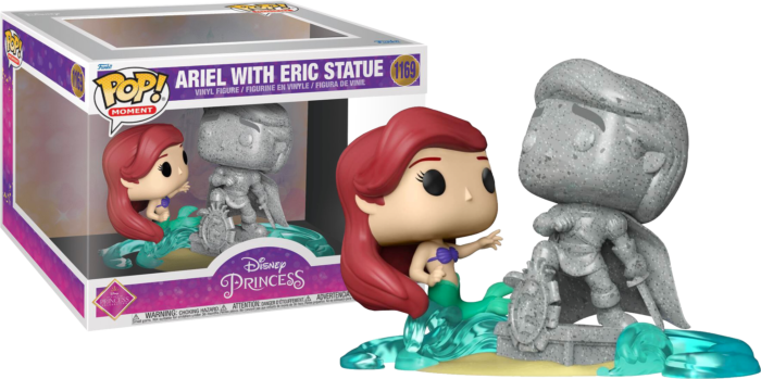 pop moment ariel with eric statue 1169