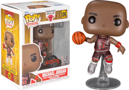 Pop! Michael Jordan avec Jordans (Blk Pinstripe Jersey)