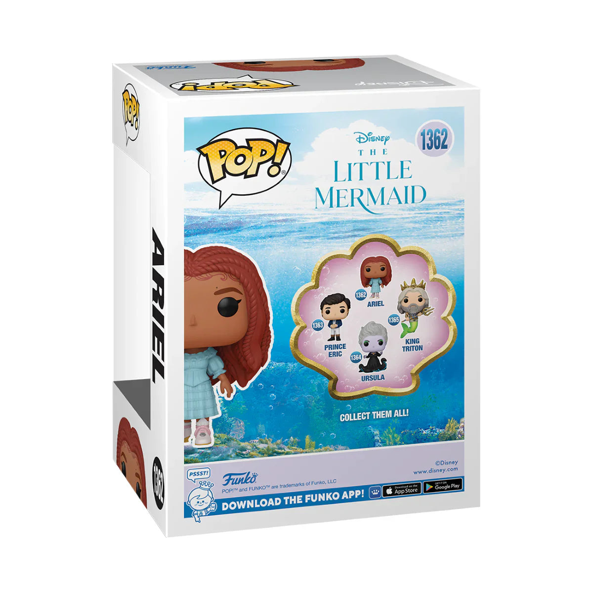 pop ariel in blue dress 1362