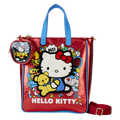 HELLO KITTY -50ème Anniv. -Tote Bag Métallique avec Coin Bag Loungefly