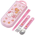 HELLO KITTY Sweety Pink Set baguettes cuillère et fourchette