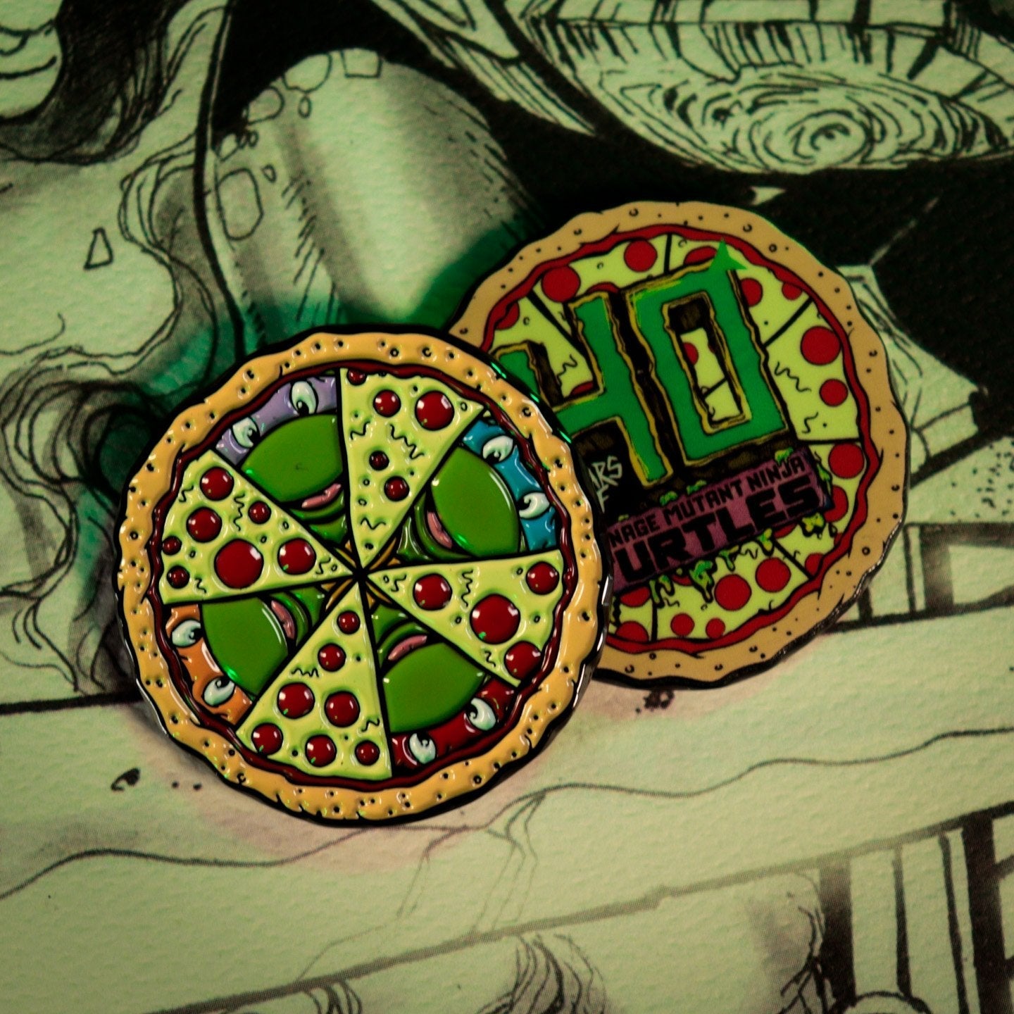 TORTUES NINJA Pizza Pièce Edition Limitée