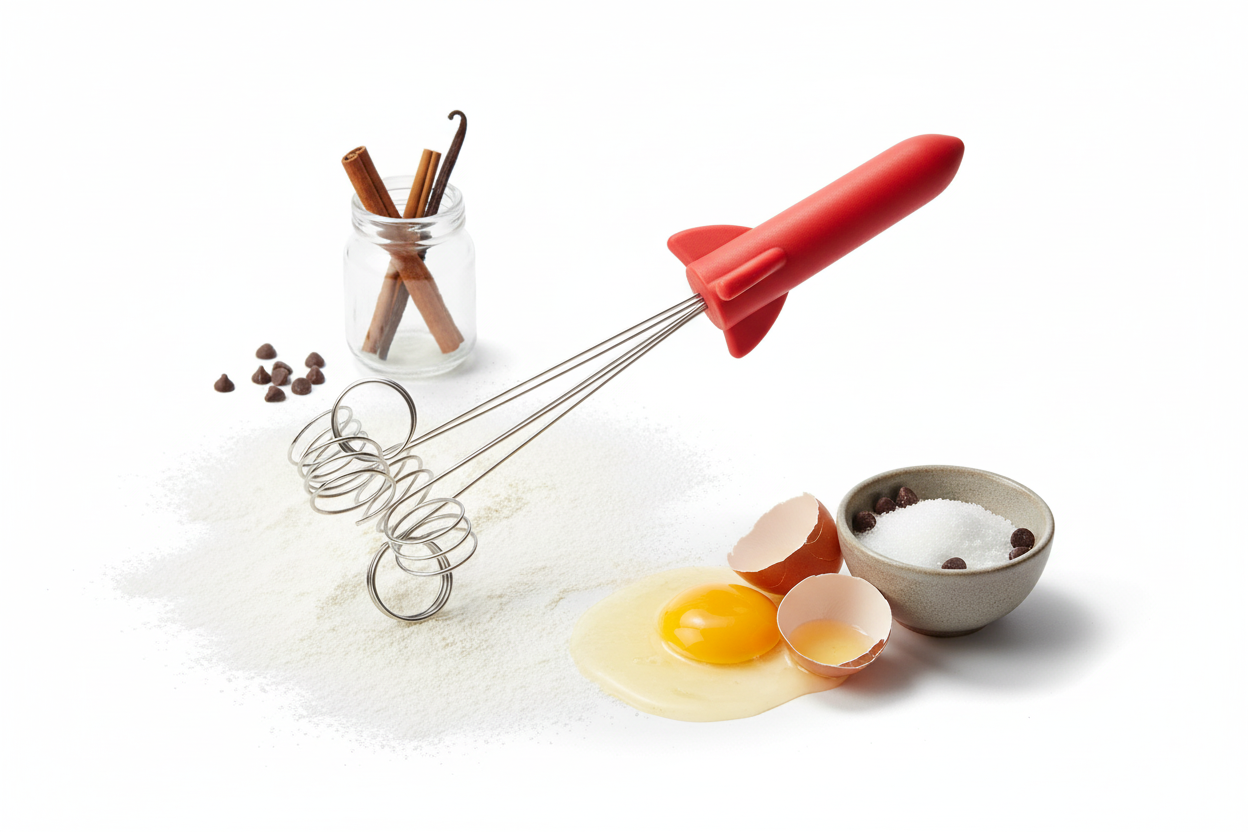 Fouet de Cuisine Fusée Bitten – Objet déco original
