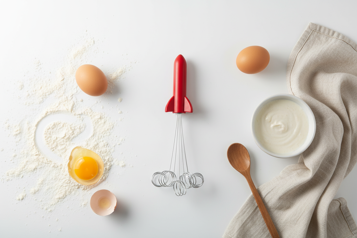 Fouet de Cuisine Fusée Bitten – Objet déco original