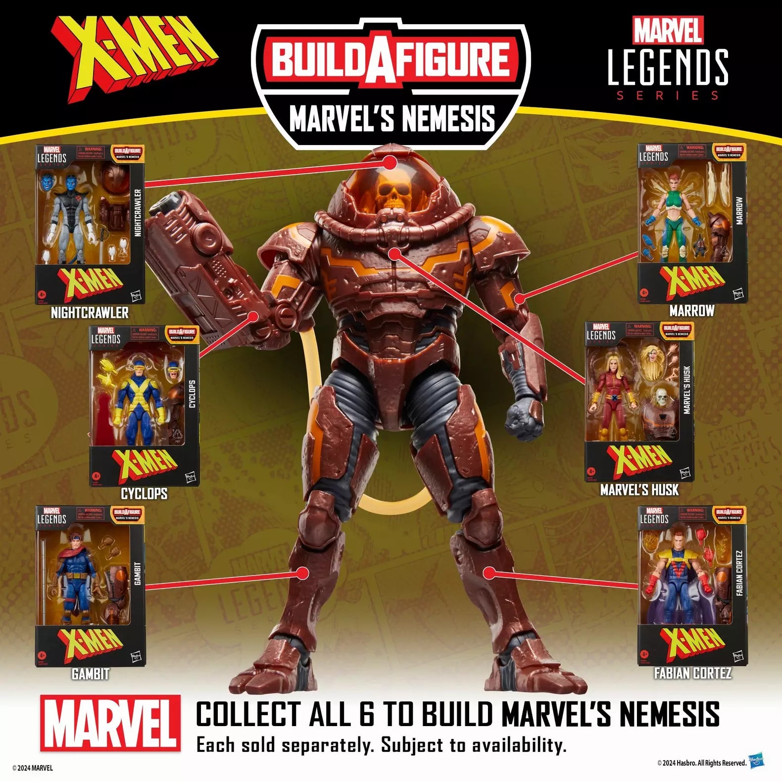 marvel legends series x treme x men wolverine hasbro