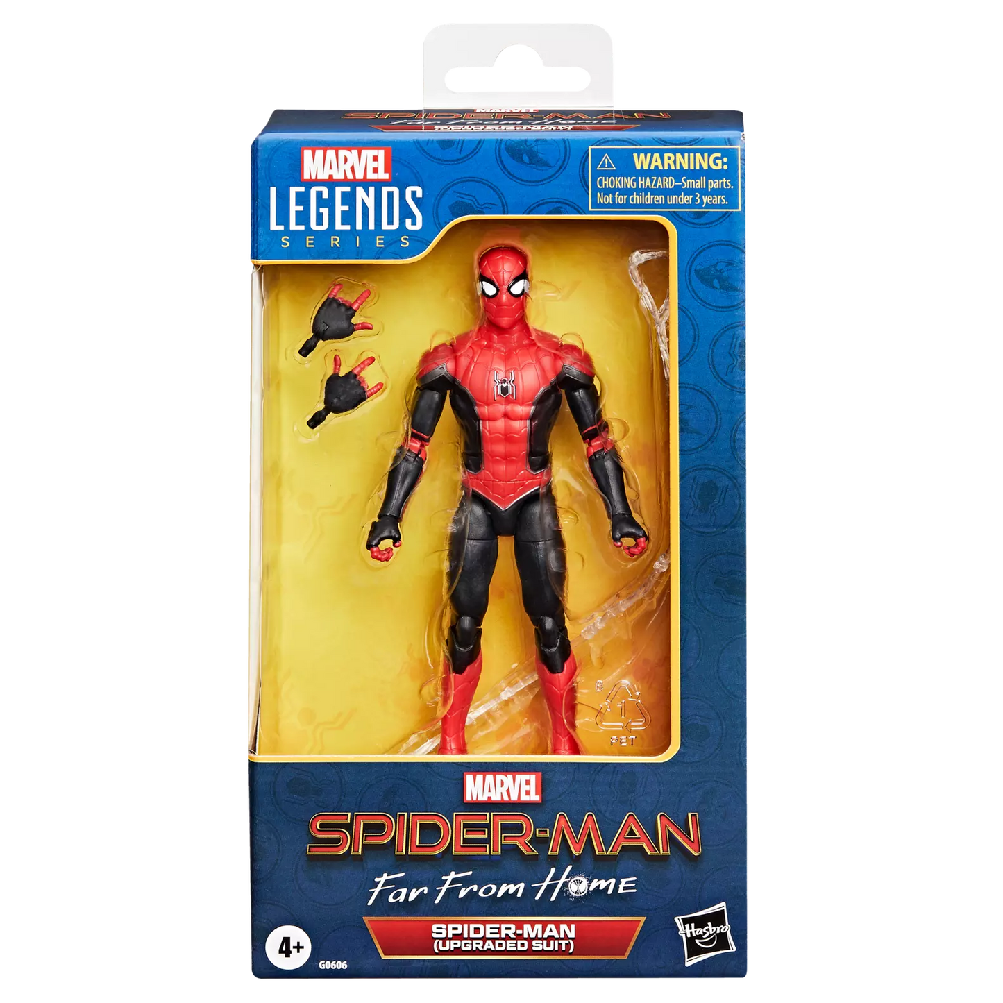 marvel legends series spider man upgraded suit hasbro