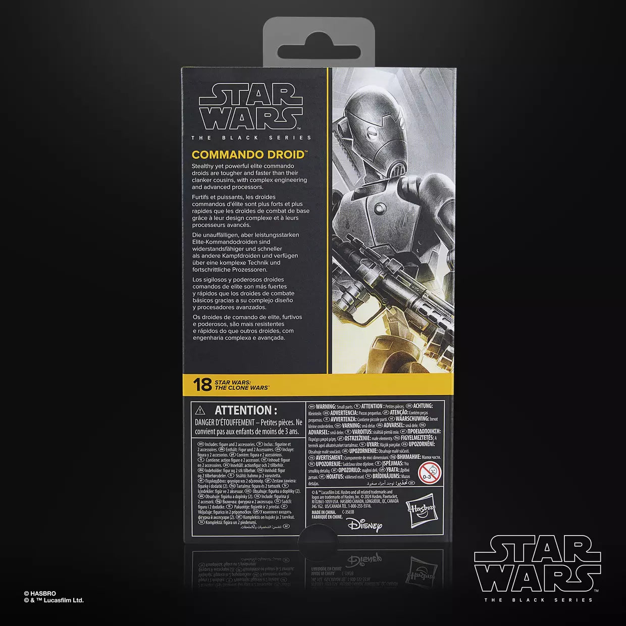 star wars the black series dro de commando hasbro