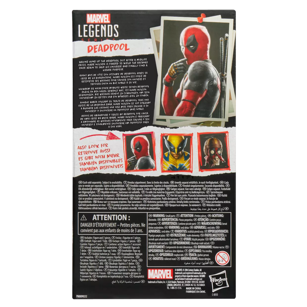 marvel legends series deadpool