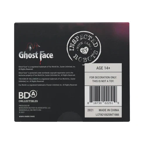 ghost face handmade by robots n 081