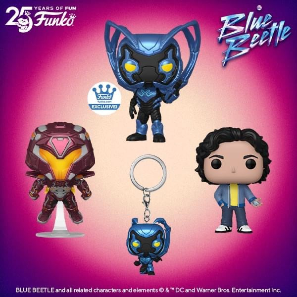 Funko Pop! Keychain Blue Beetle – DC Comics