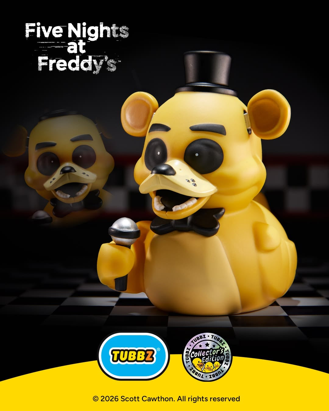 Canard Five Nights at Freddy's: Golden Freddy TUBBZ (Collector's Edition) - PRÉCOMMANDE