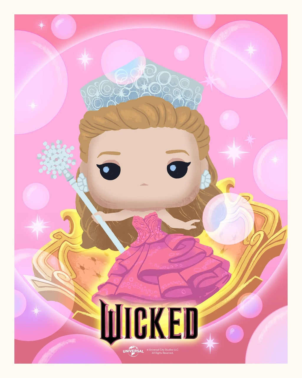 Funko Pop! Glinda en Robe à Bulles – Wicked