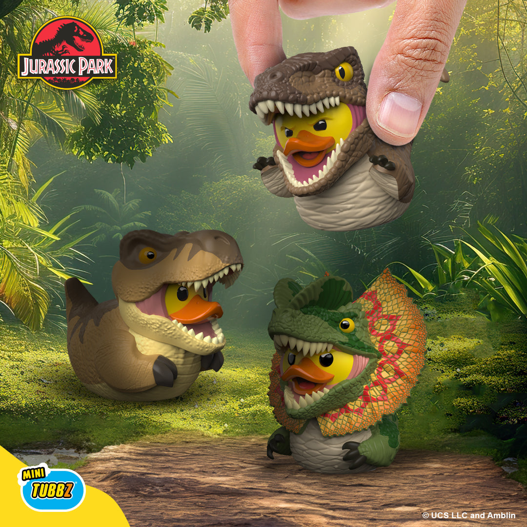 jurassic park dilophosaurus tubbz mini edition
