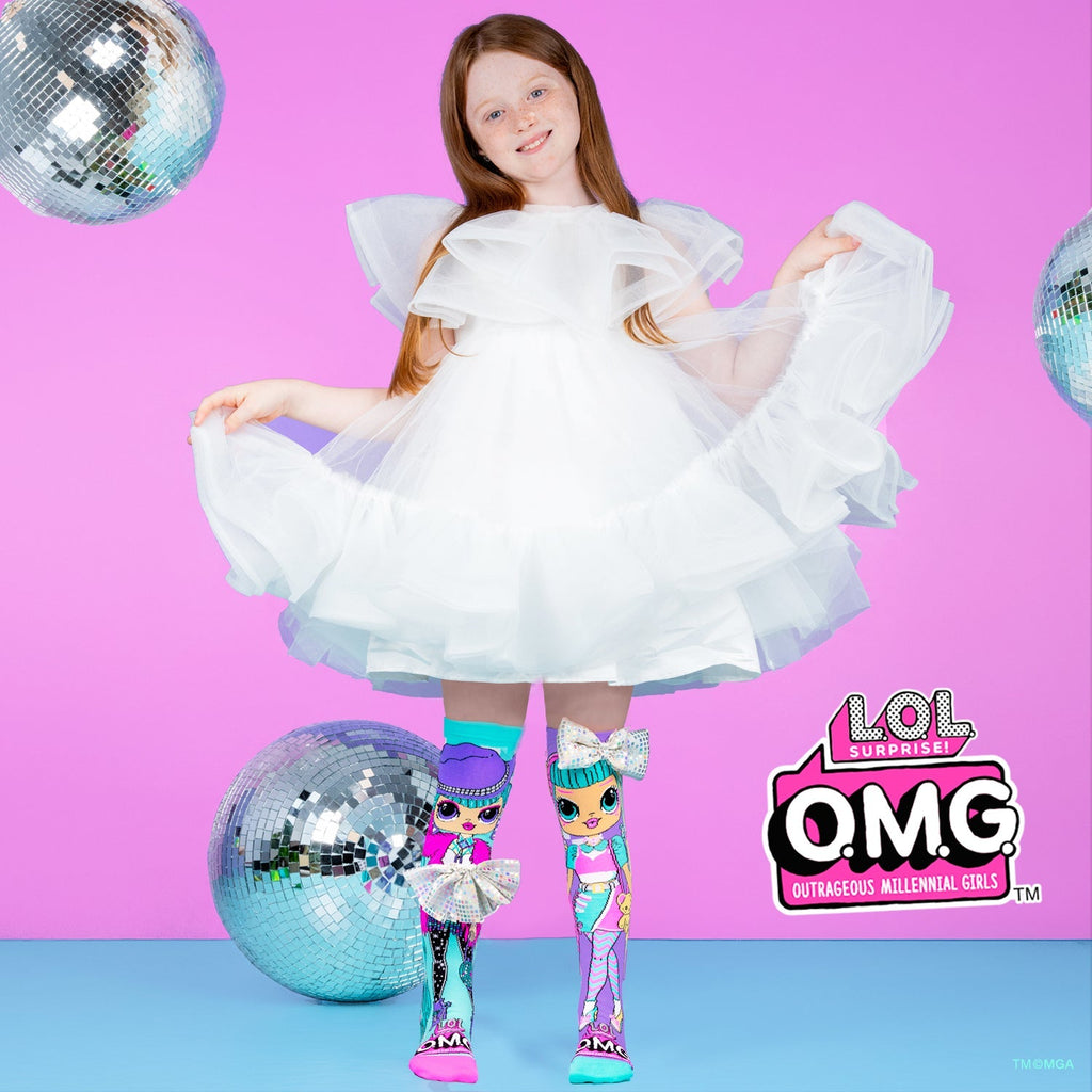 L.O.L O.M.G DISCO CANDY SOCKS