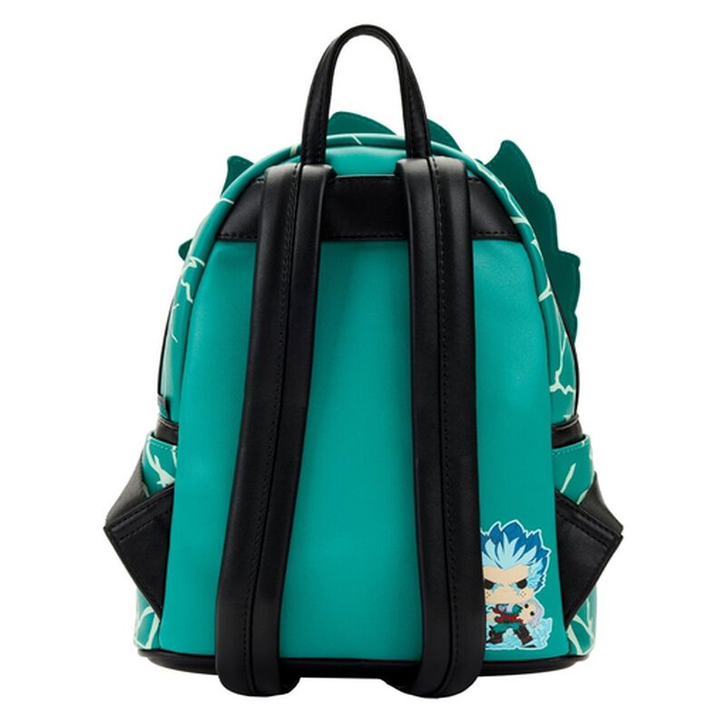 funko pop by loungefly my hero academia deku infinity glow cosplay mini backpack loungefly