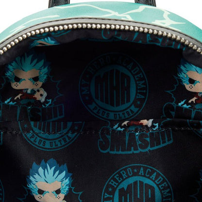 funko pop by loungefly my hero academia deku infinity glow cosplay mini backpack loungefly